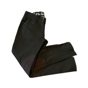 Goode Rider Women's Black Stretch Breeches Horseback Riding Pants Western Wear